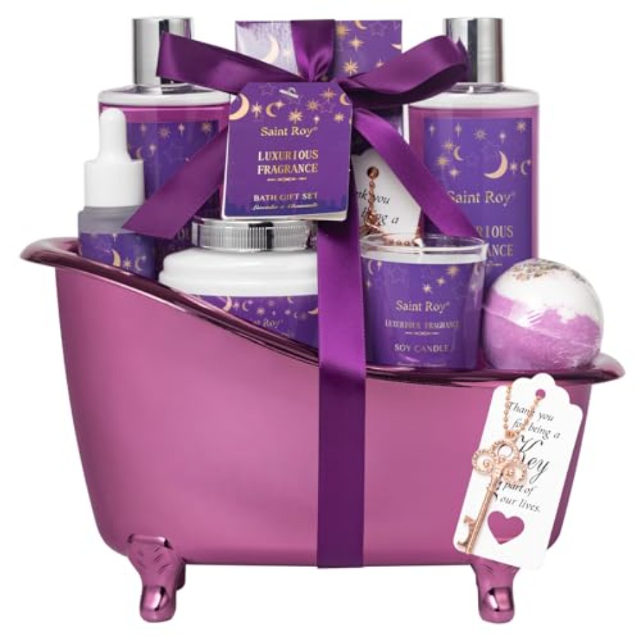Luxury Skincare Gift Set For Women - Bath Basket Spa Kit Spa Gifts