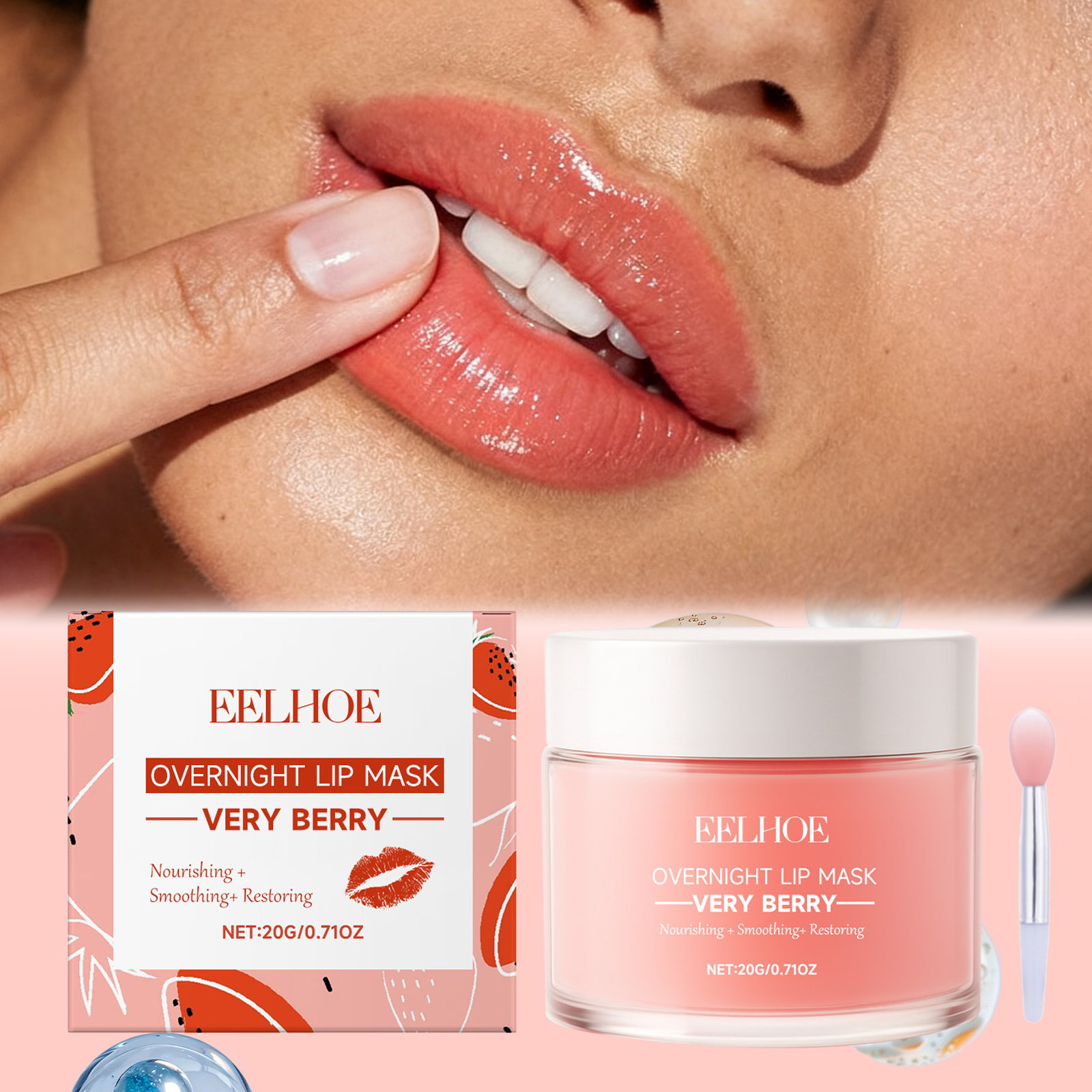 Luxury Skincare Gifts For Women - Lip Mask Berry Overnight Lip Sleeping