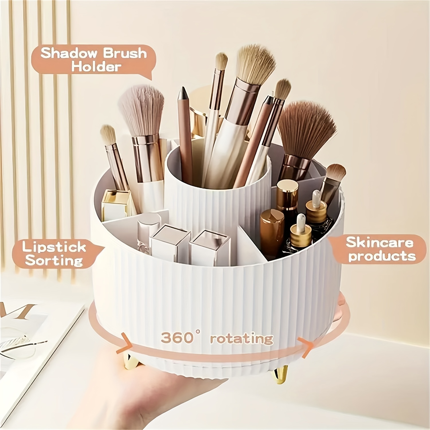 360-Degree Rotating Cosmetic S - Luxury Skincare Design recensione e prezzo