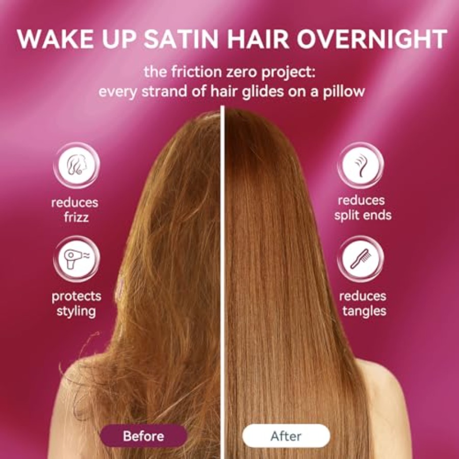 Satin Pillowcase Set for Hair  - Luxury Skincare & Spa Photos recensione e prezzo