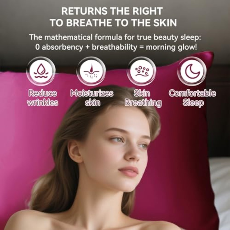 Satin Pillowcase Set for Hair  - Luxury Skincare & Spa Photos recensione e prezzo