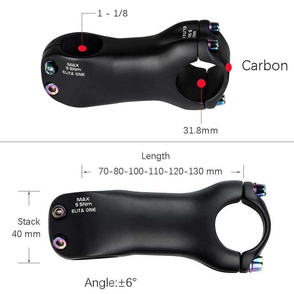 Elitaone Carbon Bicycle Stem 6 - Edelweiss Stem Cell recensione e prezzo