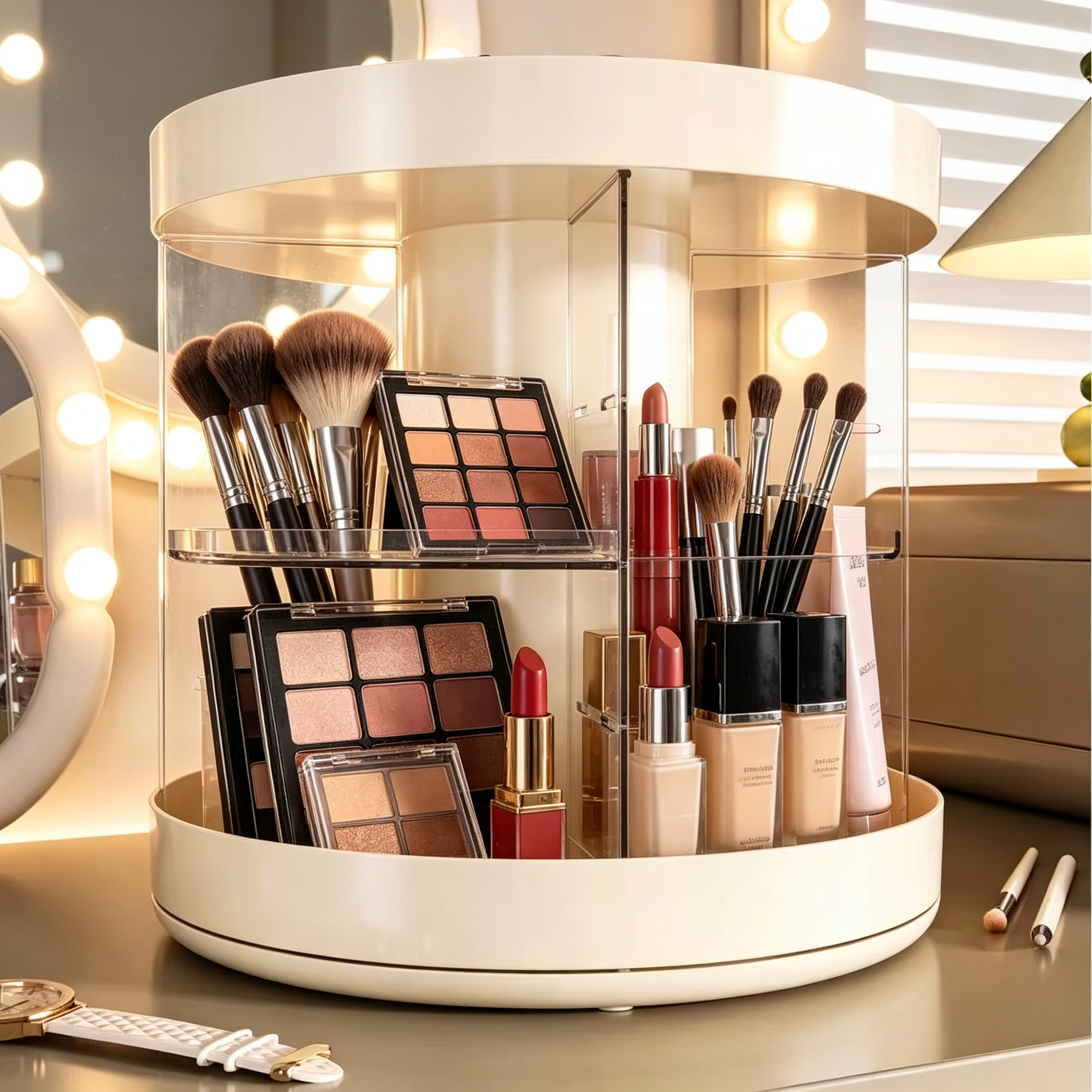 Rotating Layered Makeup Organi - Luxury Skincare & Spa Photos recensione e prezzo