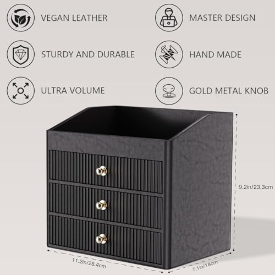 Luxury Makeup Organizer with 3 - Luxury Skincare & Spa Photos recensione e prezzo