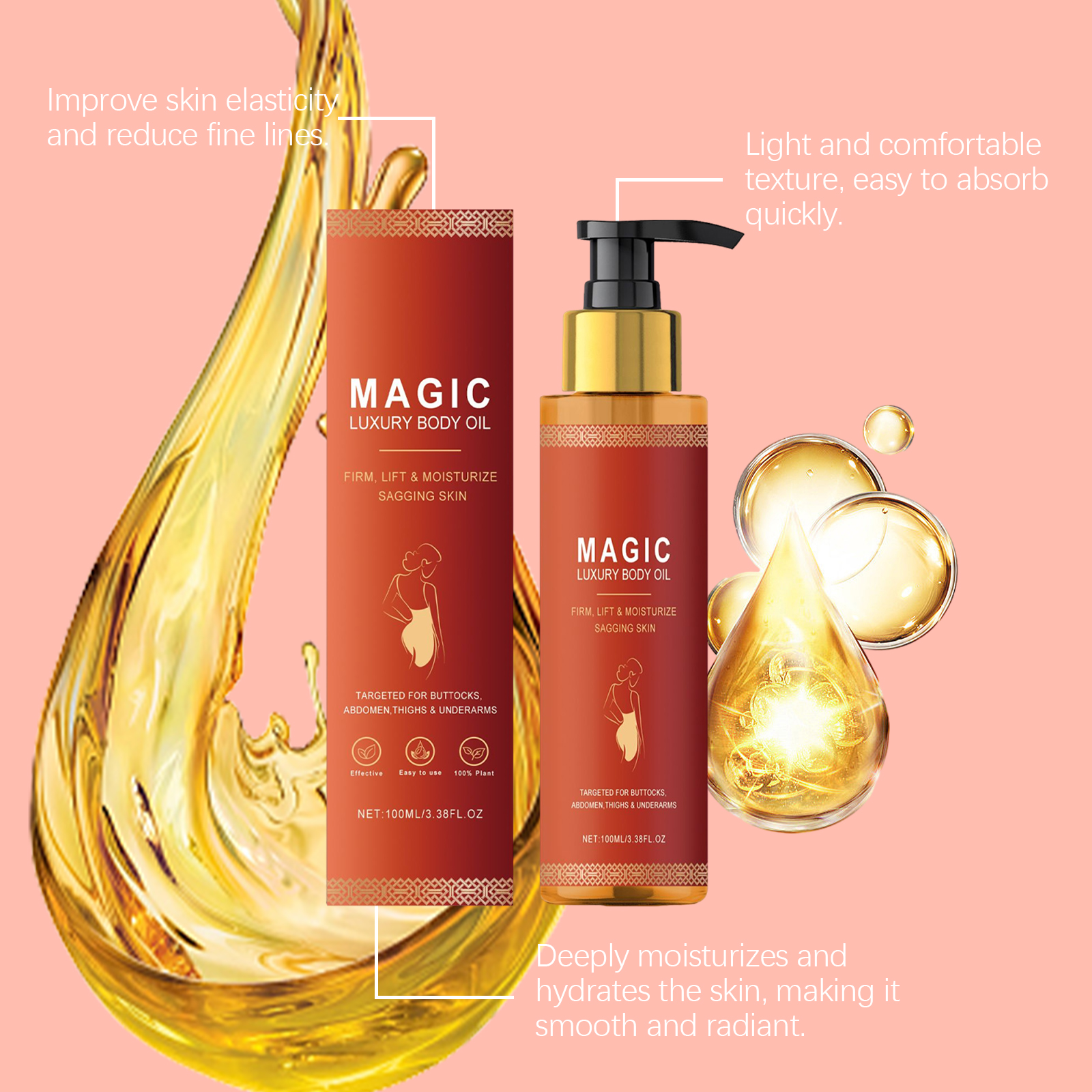 Magic Luxury Body Oil Moisturi - Luxury Skincare & Spa Photos recensione e prezzo