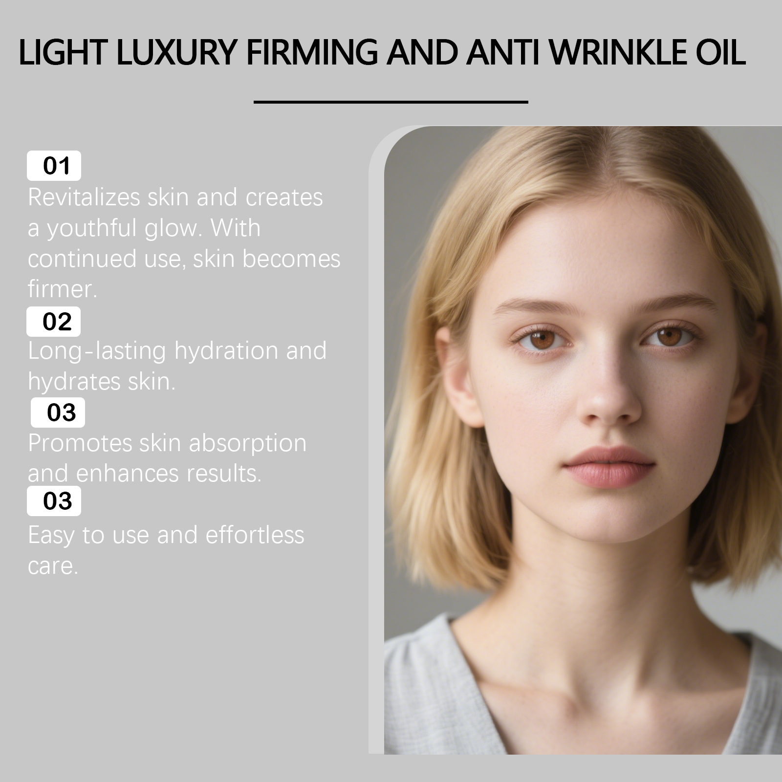 Firming Facial Care Oil Liftin - Luxury Skincare & Spa Photos recensione e prezzo