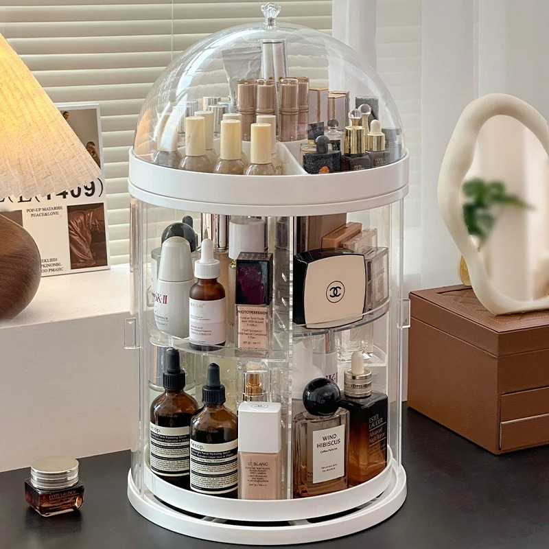 Rotating Acrylic Cosmetic Orga - Luxury Skincare Design recensione e prezzo