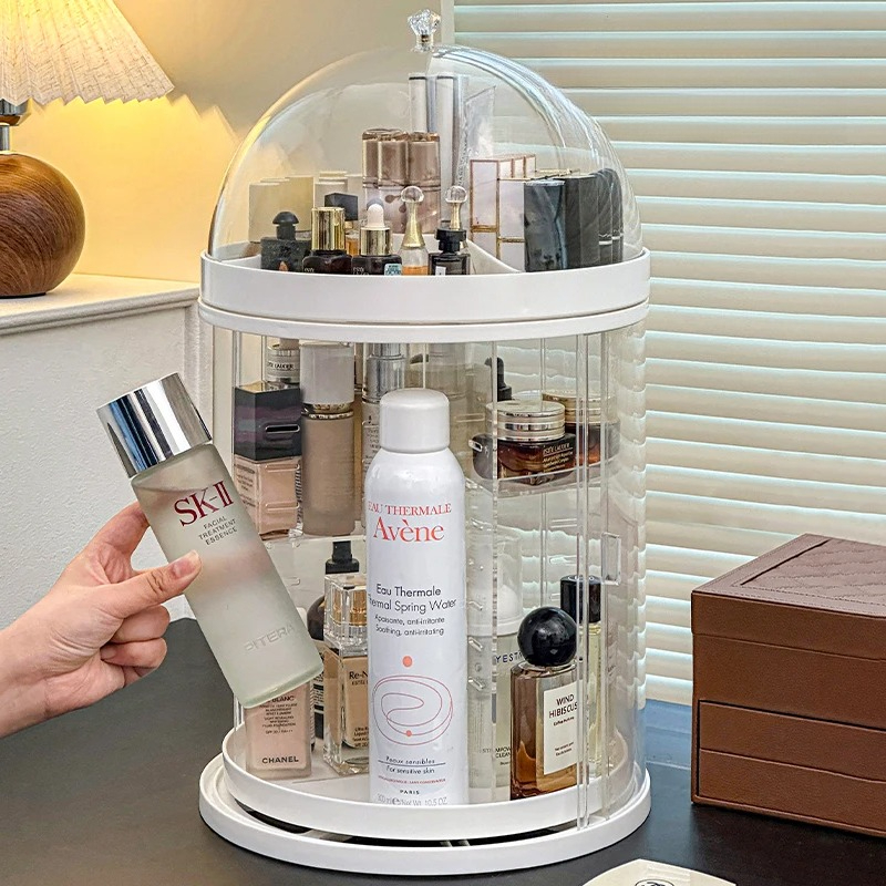 Rotating Acrylic Cosmetic Orga - Luxury Skincare Design recensione e prezzo